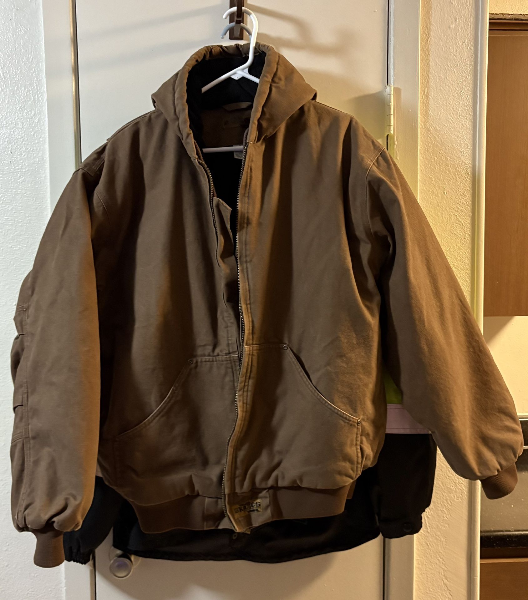 Brazos Premium Work Force Quilted Distressed Jacket