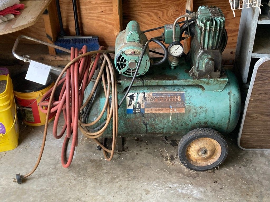 Air Compresser 220 And Tool 