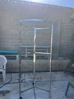 TWO ADJUSTABLE CLOTHING RACKS 89121