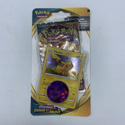 Pokemon Card Sword Shield Darkness Ablaze Sealed Pikachu 1 Blister Booster Swirl