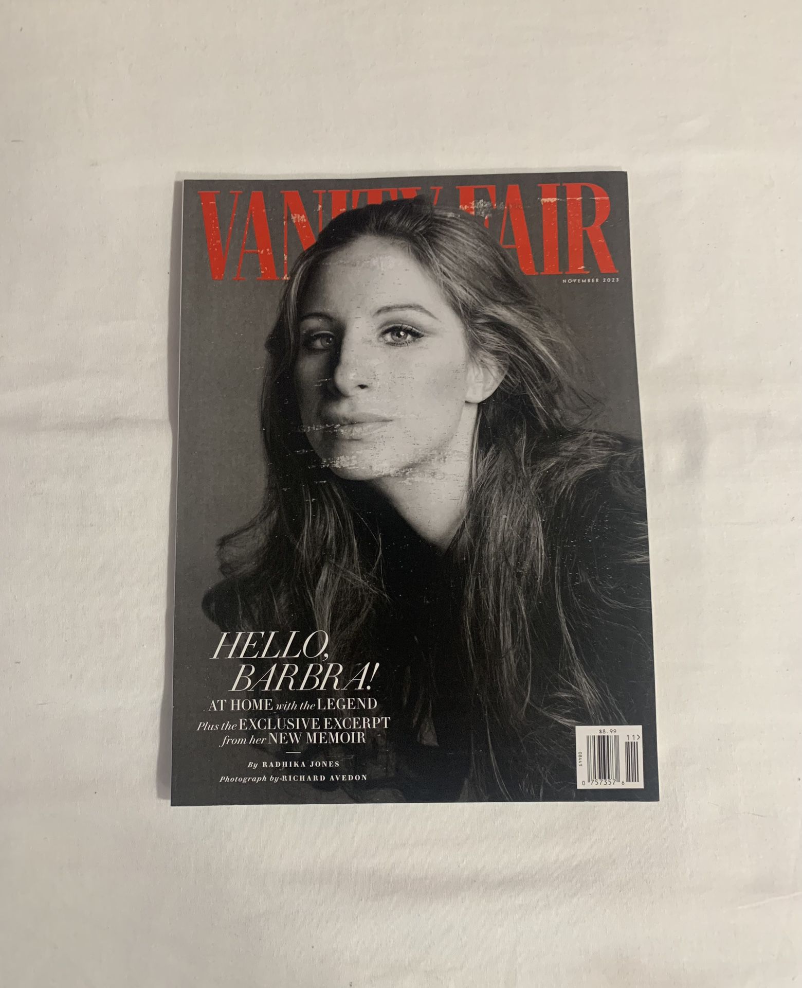 Vanity Fair Barbra Streisand “Hello Barbra!” Issue November 2023 Magazine