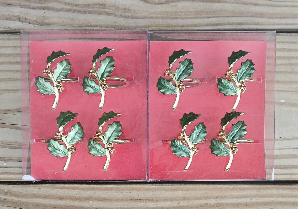 Lenox Holiday Metal Napkin Rings