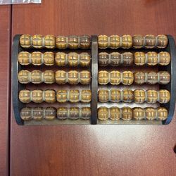 Raw Wood Roller Foot Massager