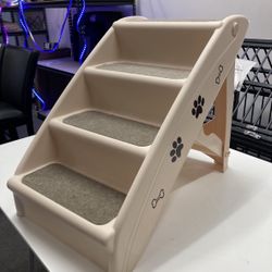 SALE!!!!! Pet Foldable Stairs 4 Steps for High Bed for Small Dogs