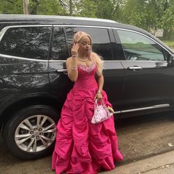Pretty Pink Prom Dress