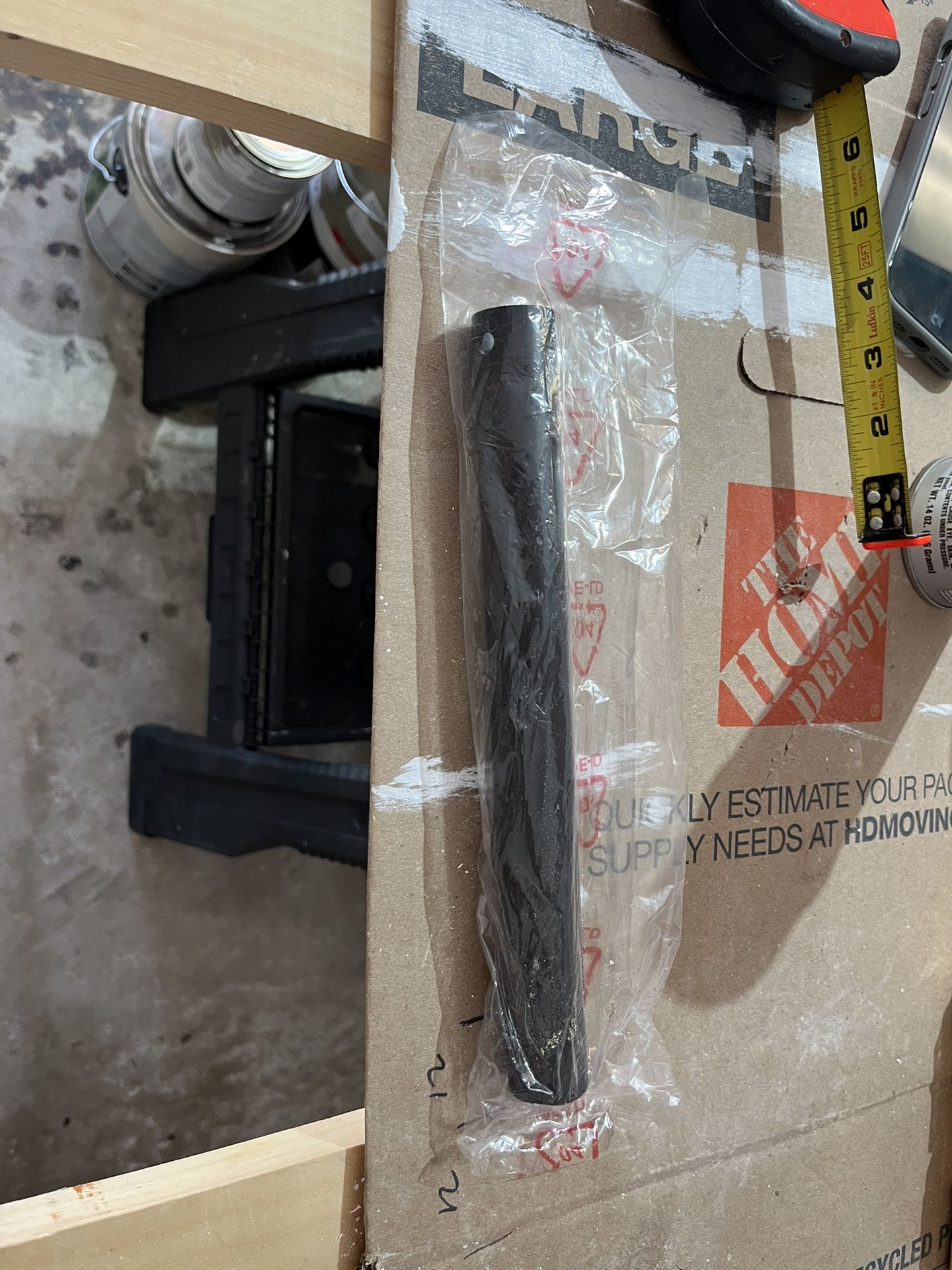 10 Inch Light Fan Down rod Downrod Matte Black