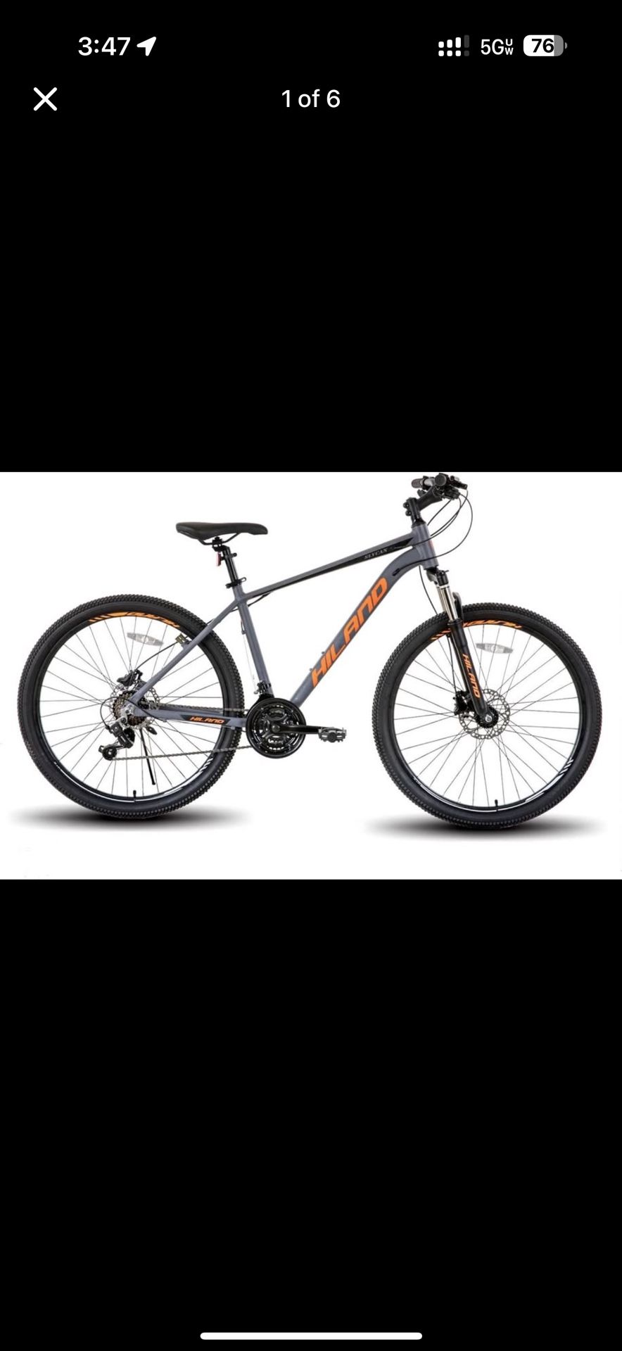 HILAND 27.5 inch Mountain Bike 21 Speeds