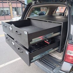 SUV Cargo VAULT - Tool Storage Drawer - Vehicle Gun Safe - Expedition