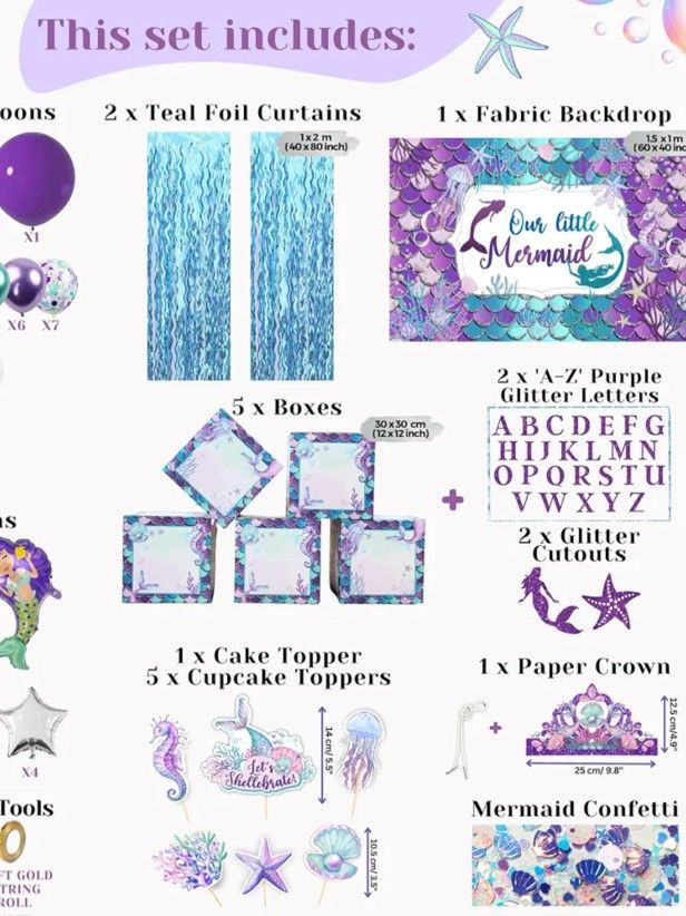 Mermaid Party Decorations