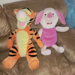 Talking Tigger & Piglet Plush Doll Disney 