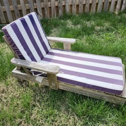 Wood Chaise Lounge Child Size 36"