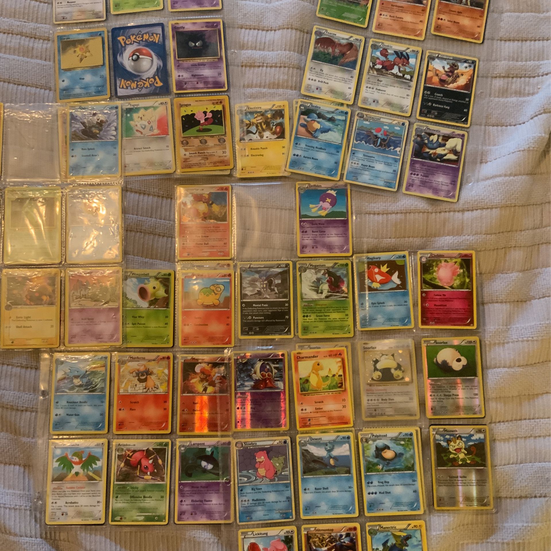 Assortment of Pokémon Trading Cards