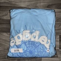Sp5der Light Blue Hoodie (Brand New – On The Way)