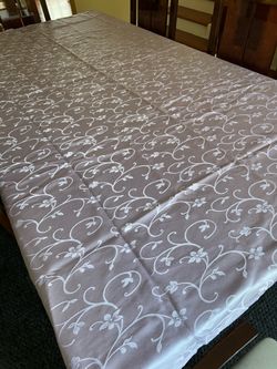 New tablecloth for rectangular 60” x 102” light purple