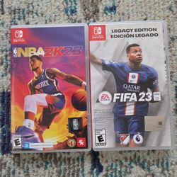 NBA 2k23 & FIFA 23 Nintendo Switch Game