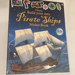 Usborne Pirate Ship Sticker Book NEW