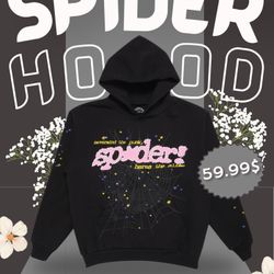 Black Sp5der Men’s Hoodie