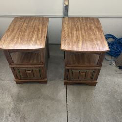 2 Mid Century Side Tables 