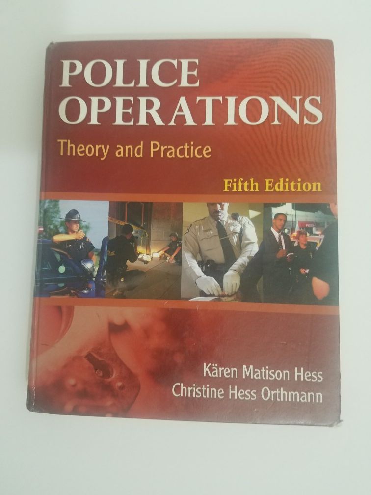 Police Operations : Theory and Practice by Christine H. Orthmann