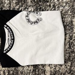 Chrome Hearts Black & White Long Sleeve Tee