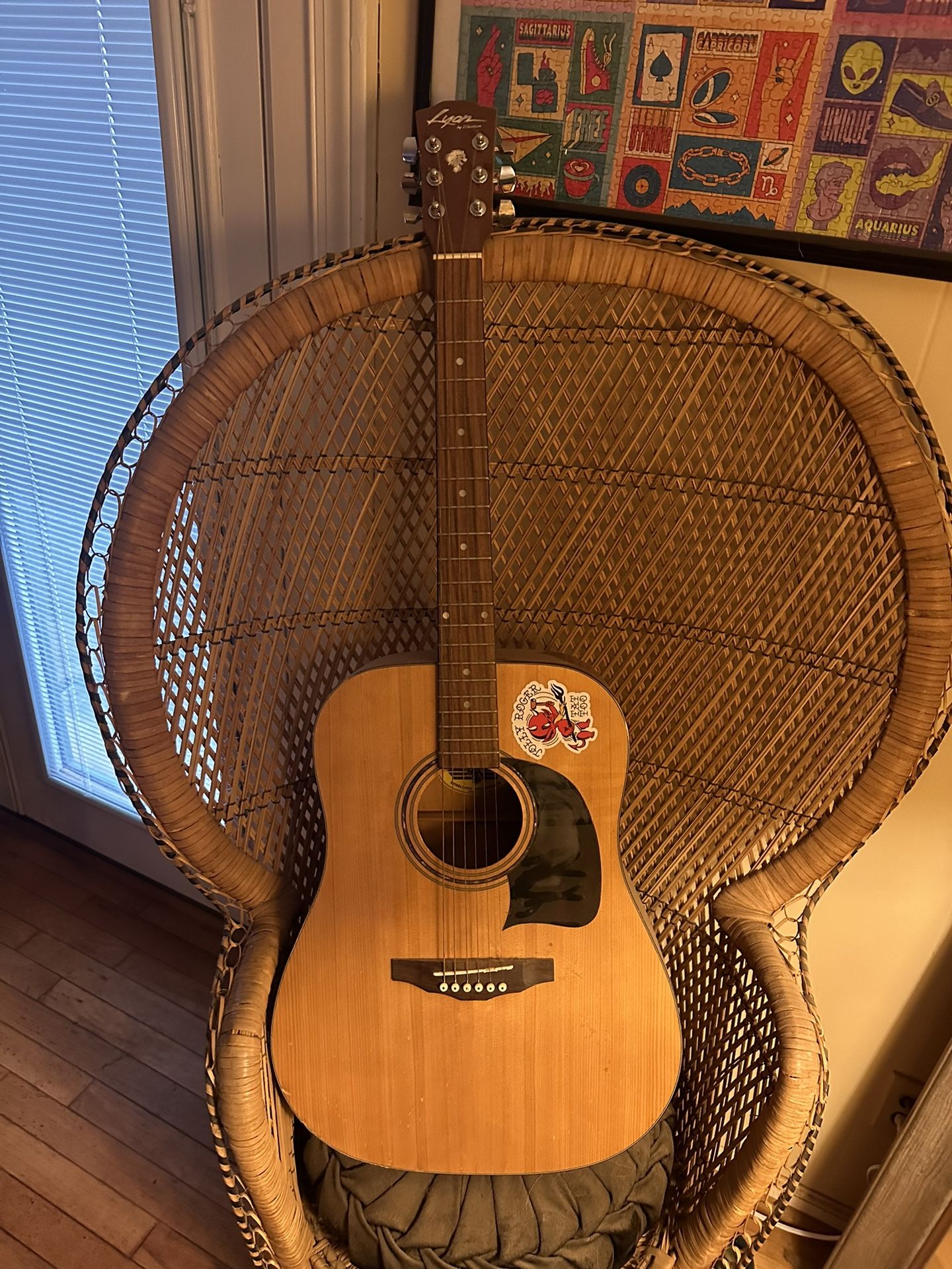 Lyon By Washburn Acoustic Guitar