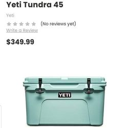 Yeti Tundra Cooler ( Blue) 