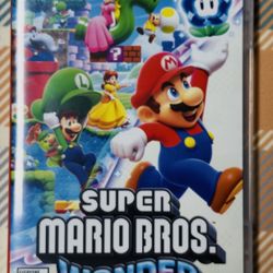 Super Mario Bros Wonder - Nintendo Switch With Case Tested/Works T908