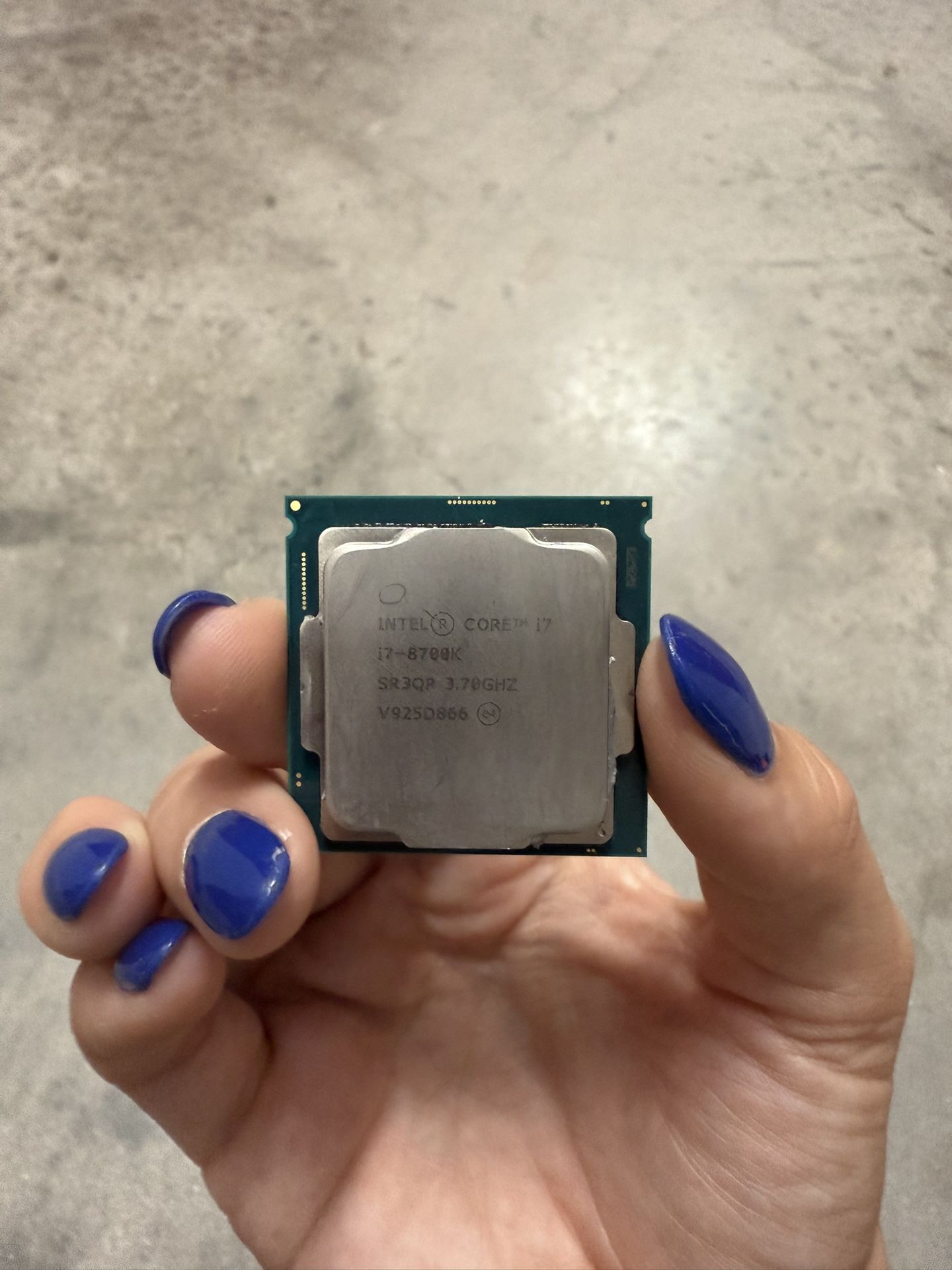Intel Core i7-8700K CPU 3.6 GHz