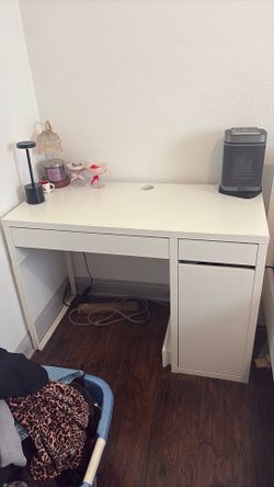 White desk