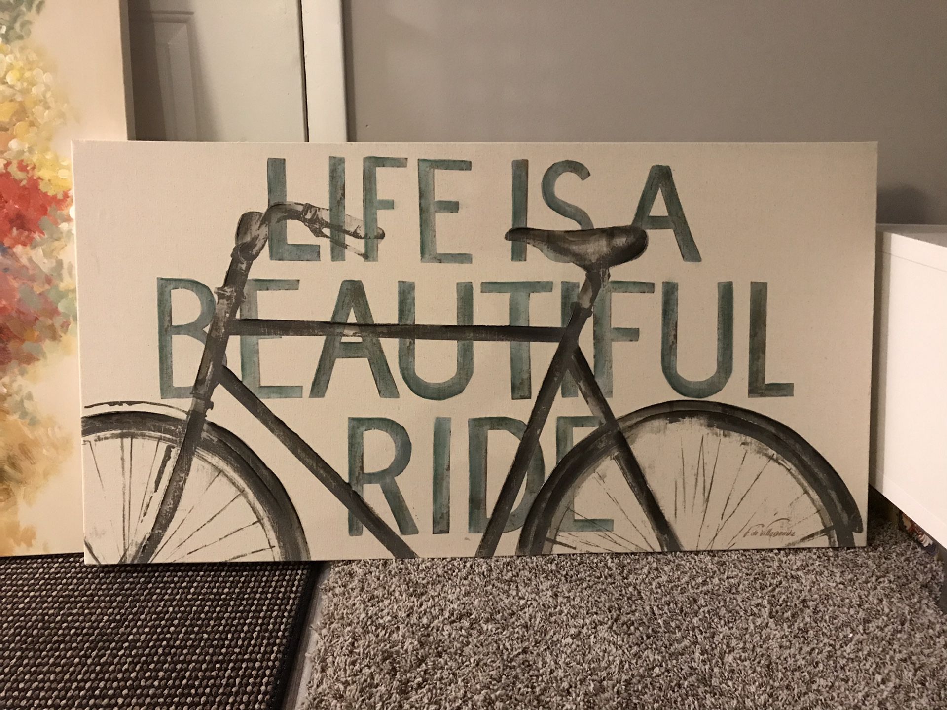 Bicycle canvas art 45”x 25”
