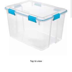 Lot Of 5 Gasket Storage Totes Tops And Bottoms