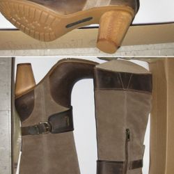 TIMBERLAND NEW WATERPROOF BROWN TAN BOOTS 9, 8.5 LEATHER SUEDE, Retailed More $