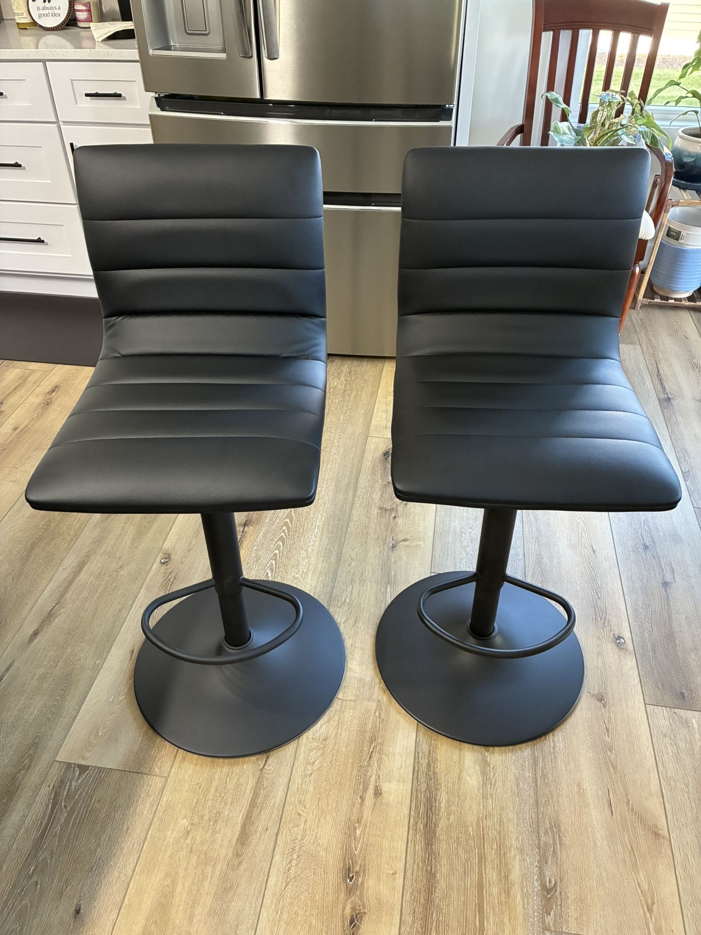 Black Barstools x2