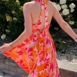 Womens Tropical Dress