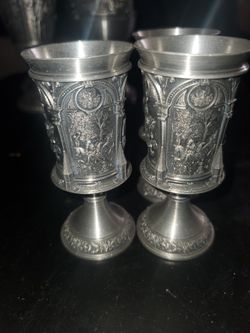  Germany Pewter Stein Scenic Panels Painters 3D Art