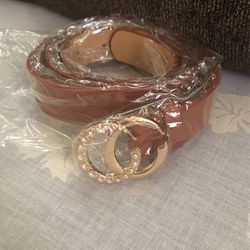 Antique Silver Leather Belt 