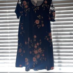 Black Floral Dress