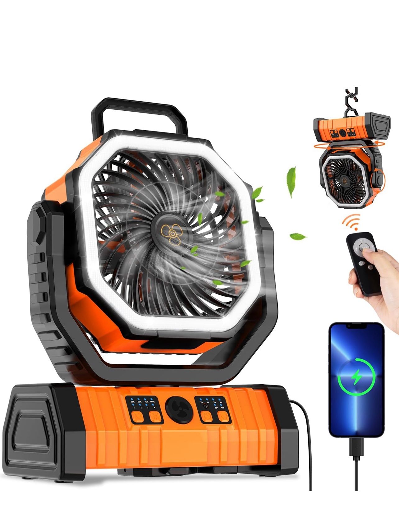 Ventiladores Rechargeable F6