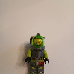 Lego Atlantis Deep Sea Diver With Green Helmet And Fins