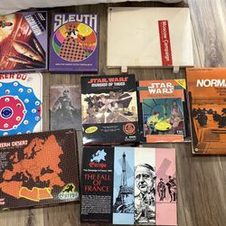 Vintage Board Game Lot