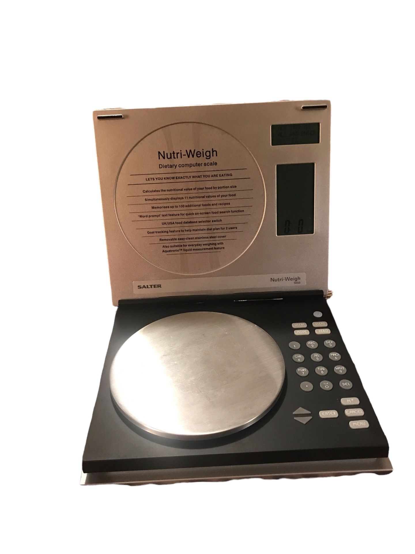 Salter 1450 Nutri-Weigh Dietary Computer Scale 7lbs Capacity