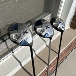 Callaway Golf X Series 3 Wood And Rescue Hybrid Clubs