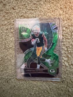 Green Bay Packers Christian Watson Die-Cut Rookie Card /30