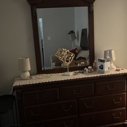 Bedroom set to end table