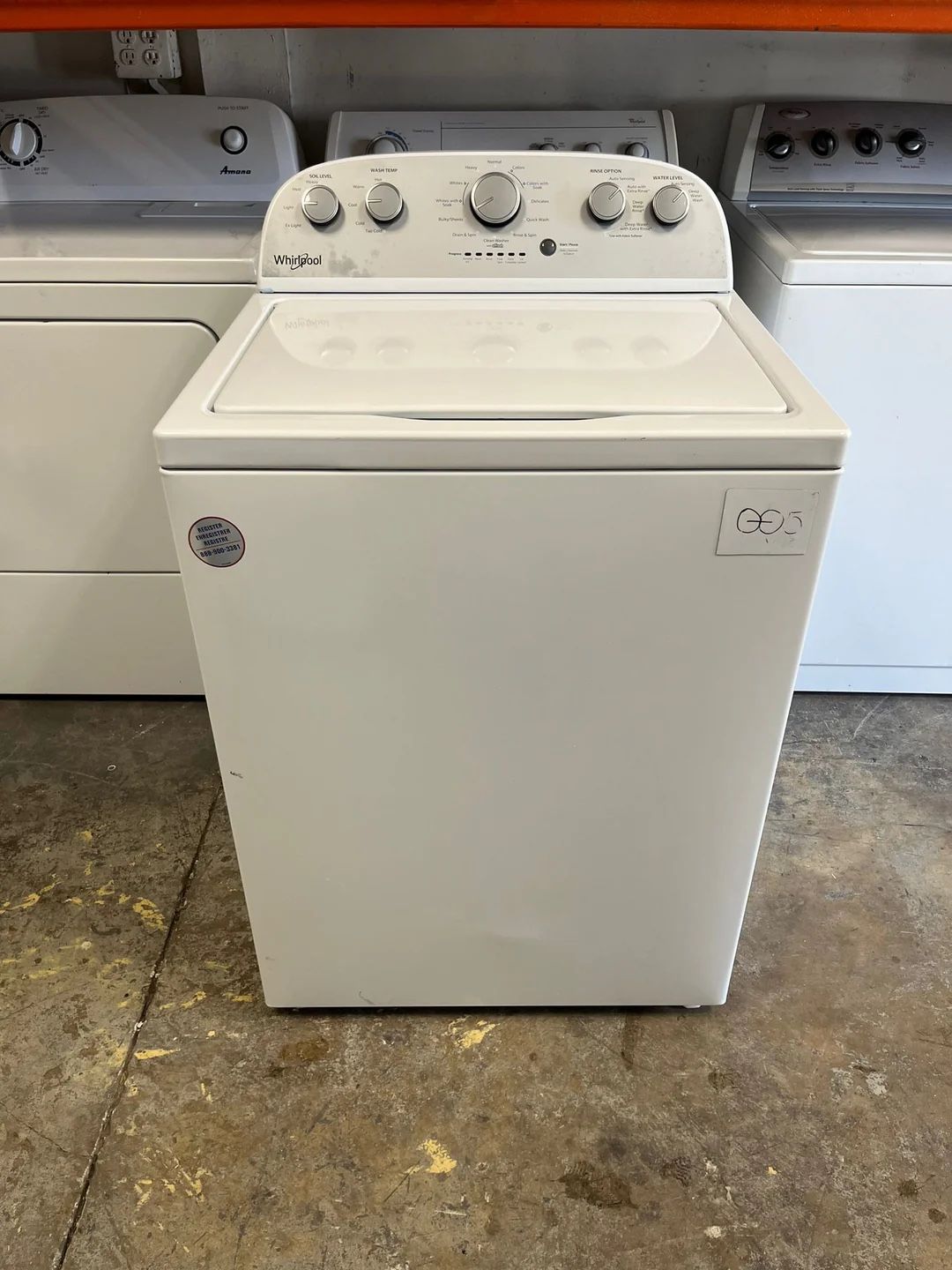 WHIRLPOOL WASHER TOP-LOAD