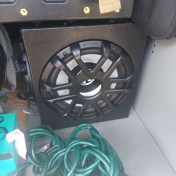 Memphis Audio MME10TSP 10" Amplified Marine Subwoofer Box