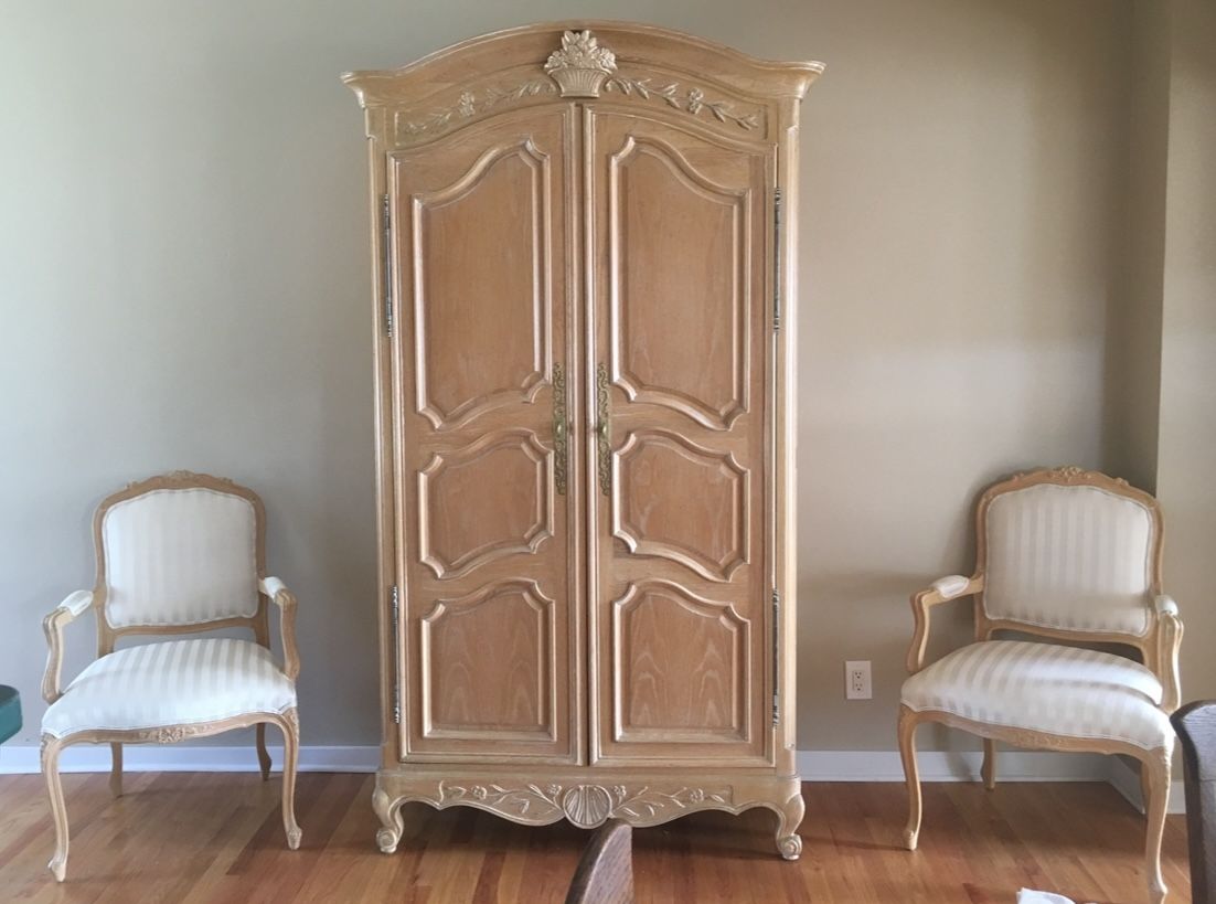 Century Furniture- Solid Wood Armoire. Excellent Condition
