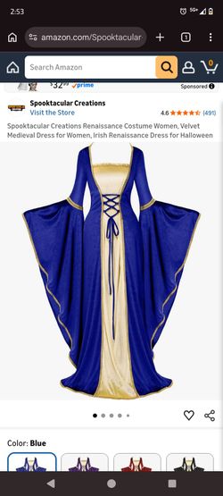 Renaissance dress