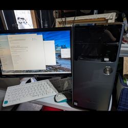 Asus Pc With LCD Keyboard And Mouse 