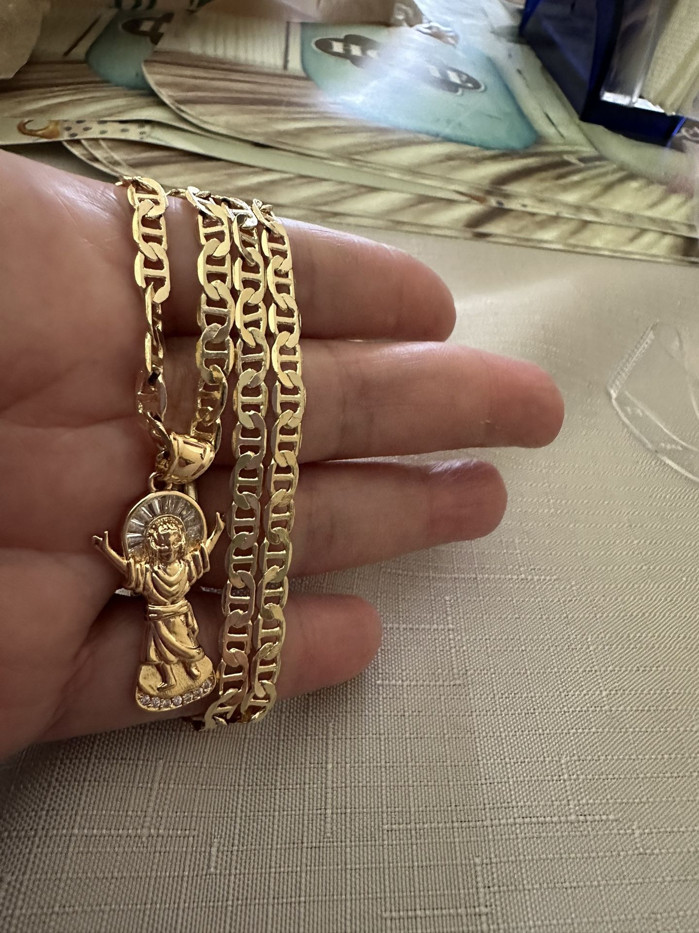 Gold Filled Chain With Nino Divino